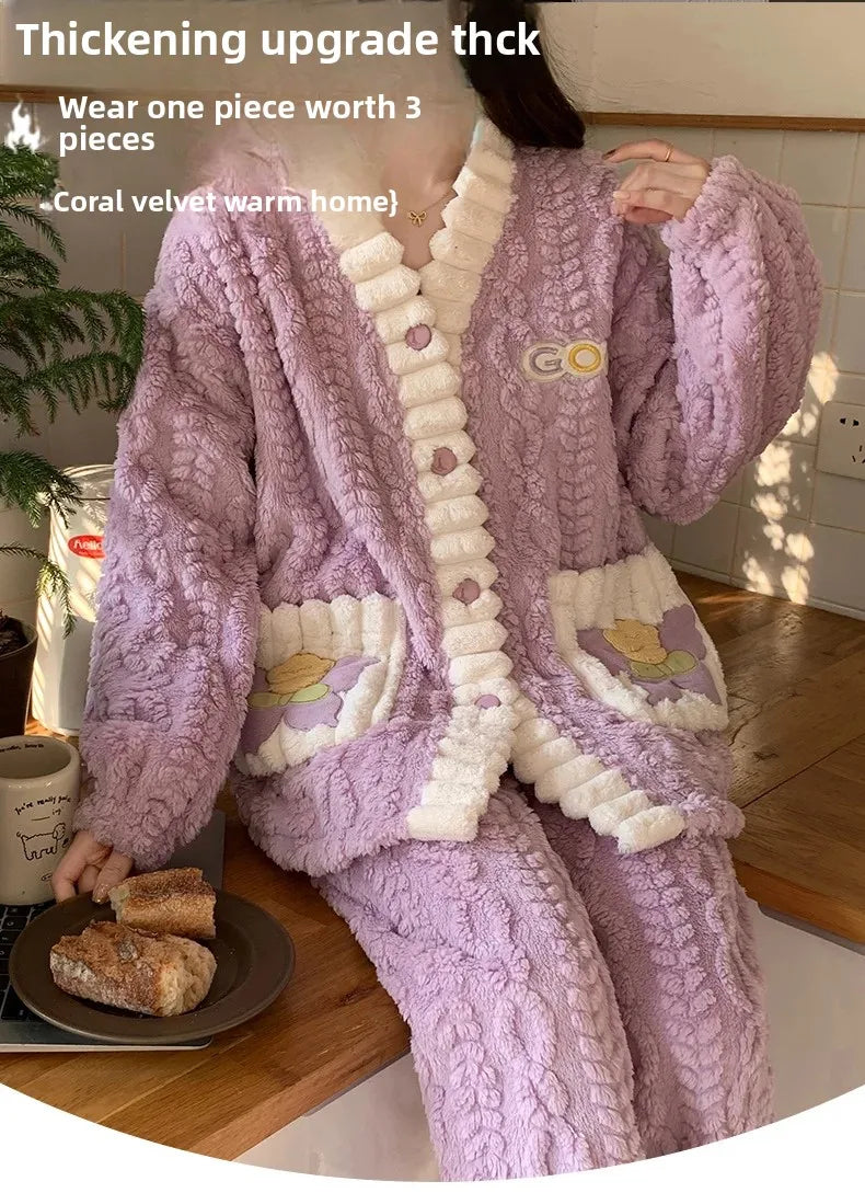 Pyjama Fleece Hiver Luxe