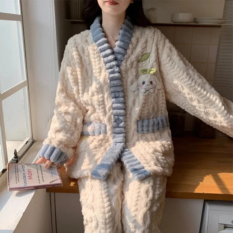 Pyjama Fleece Hiver Luxe
