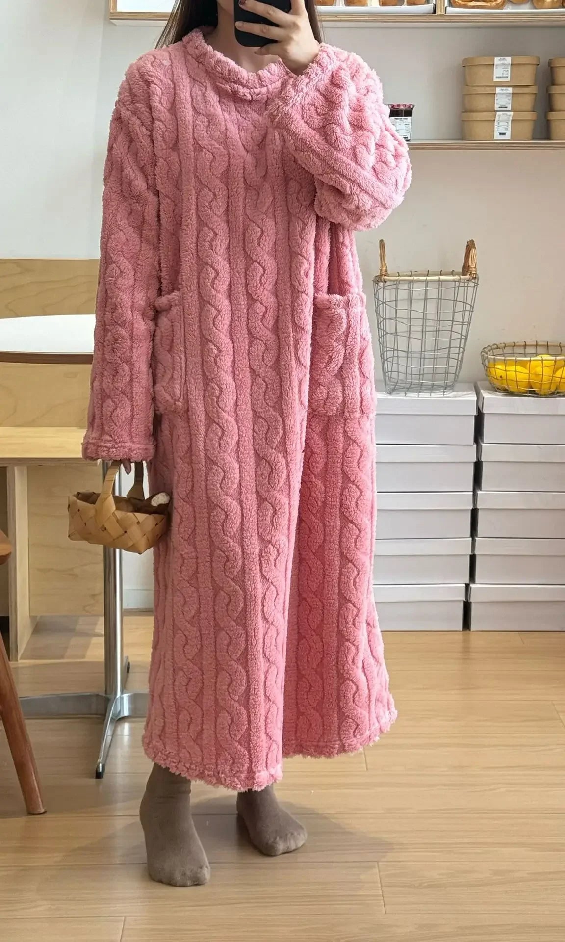 Robe de Nuit Flanelle Hiver