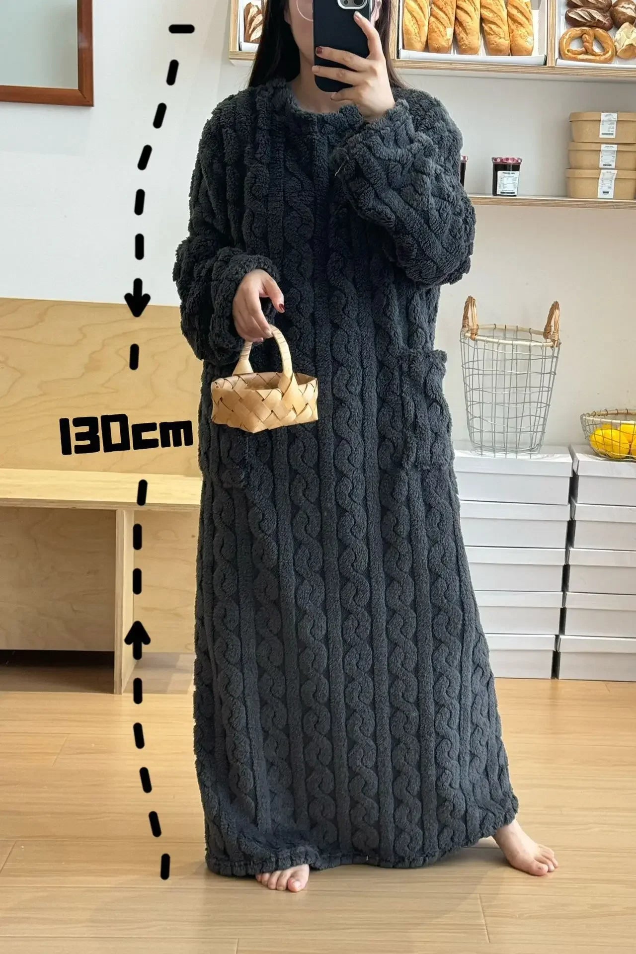 Robe de Nuit Flanelle Hiver