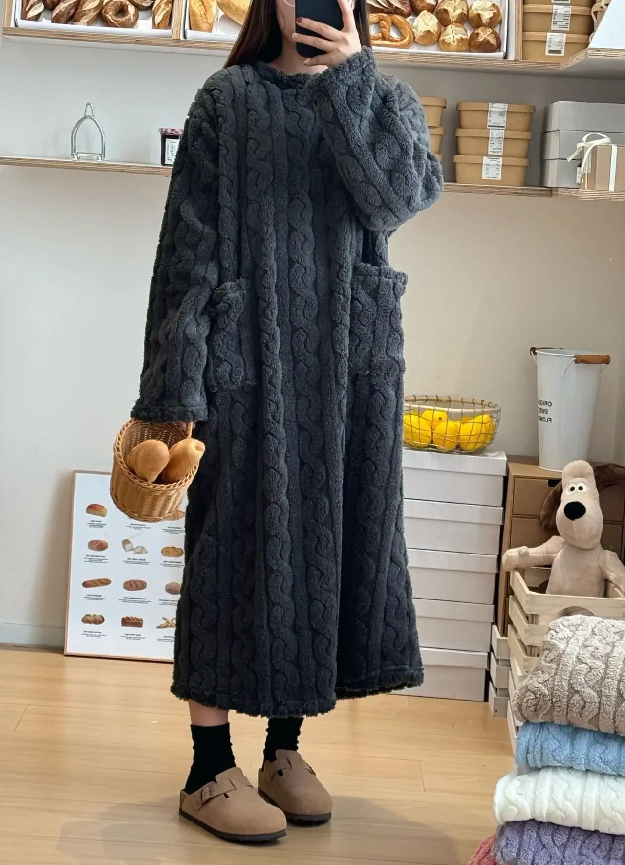 Robe de Nuit Flanelle Hiver