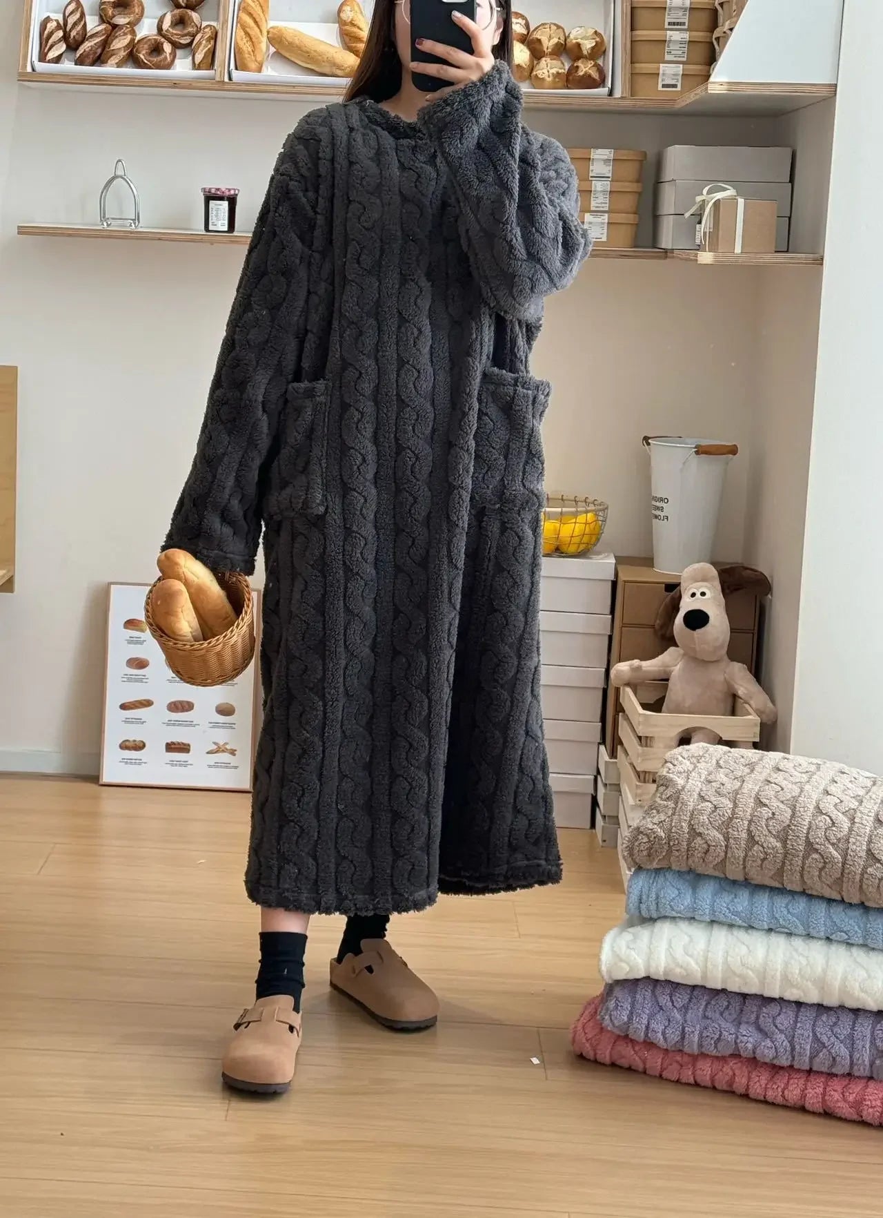 Robe de Nuit Flanelle Hiver