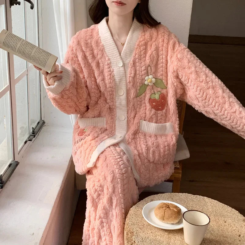 Pyjama Fleece Hiver Luxe