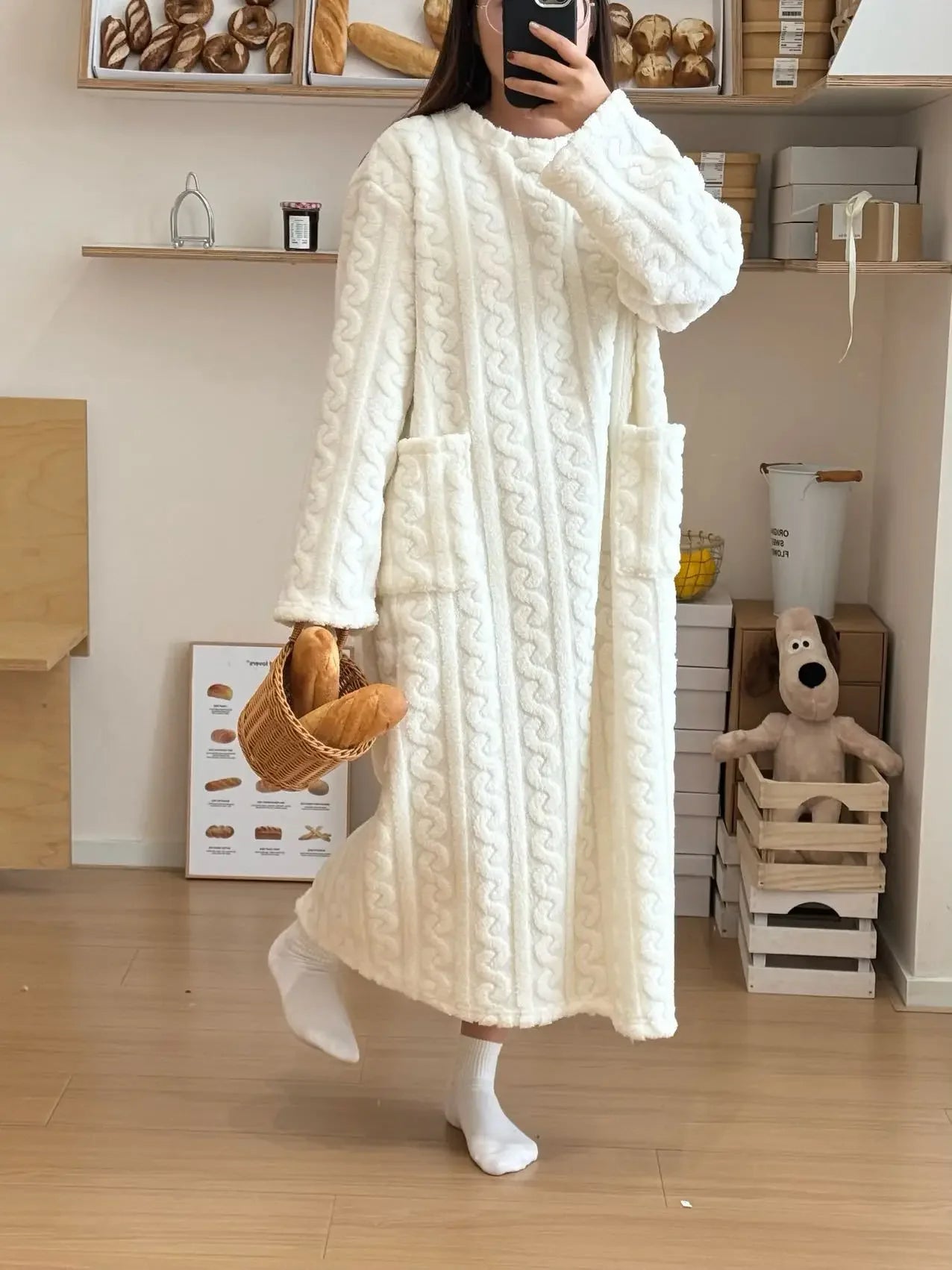 Robe de Nuit Flanelle Hiver