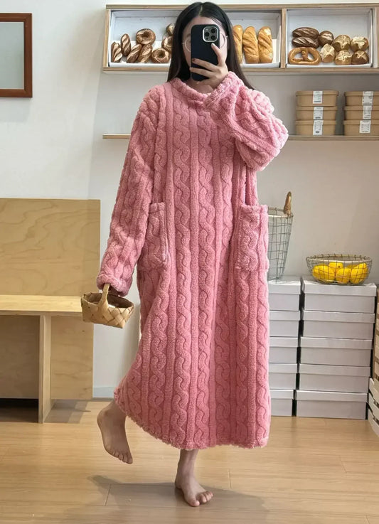 Robe de Nuit Flanelle Hiver