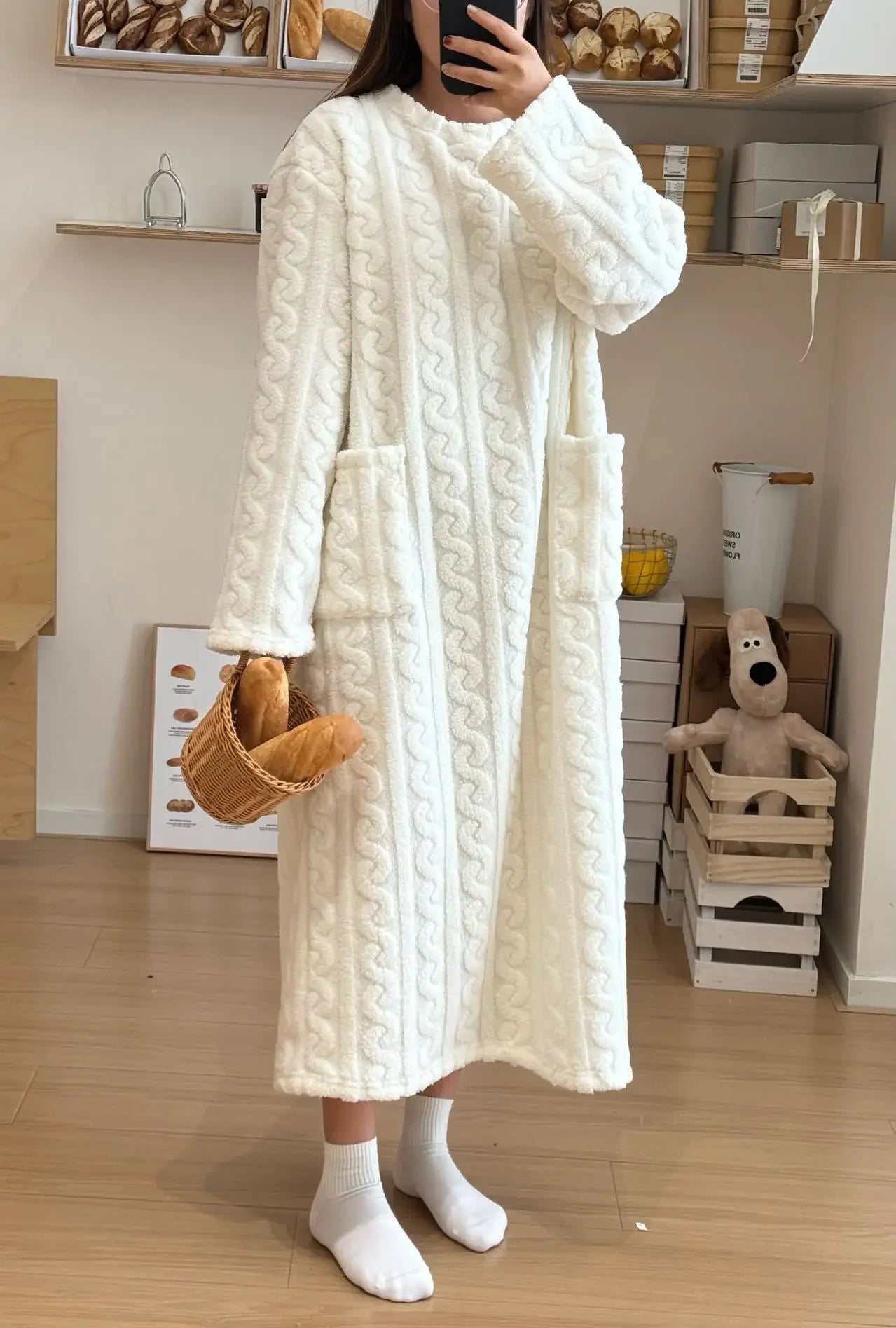 Robe de Nuit Flanelle Hiver