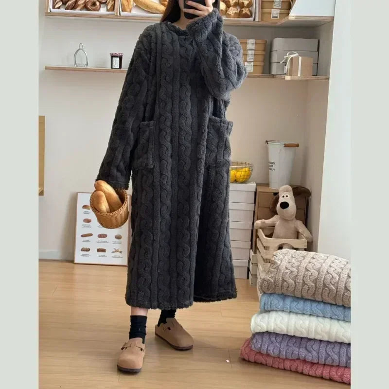Robe de Nuit Flanelle Hiver