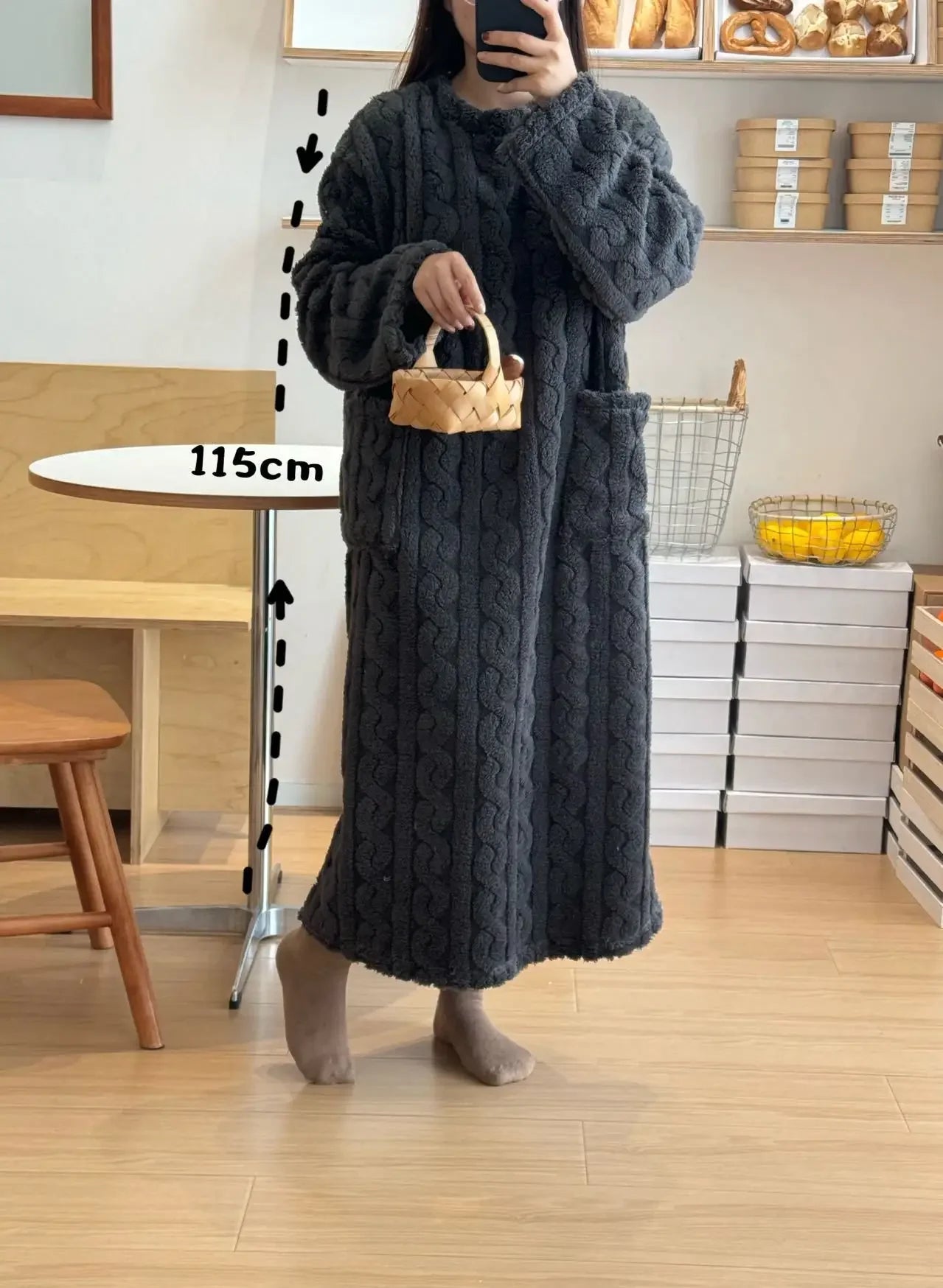 Robe de Nuit Flanelle Hiver