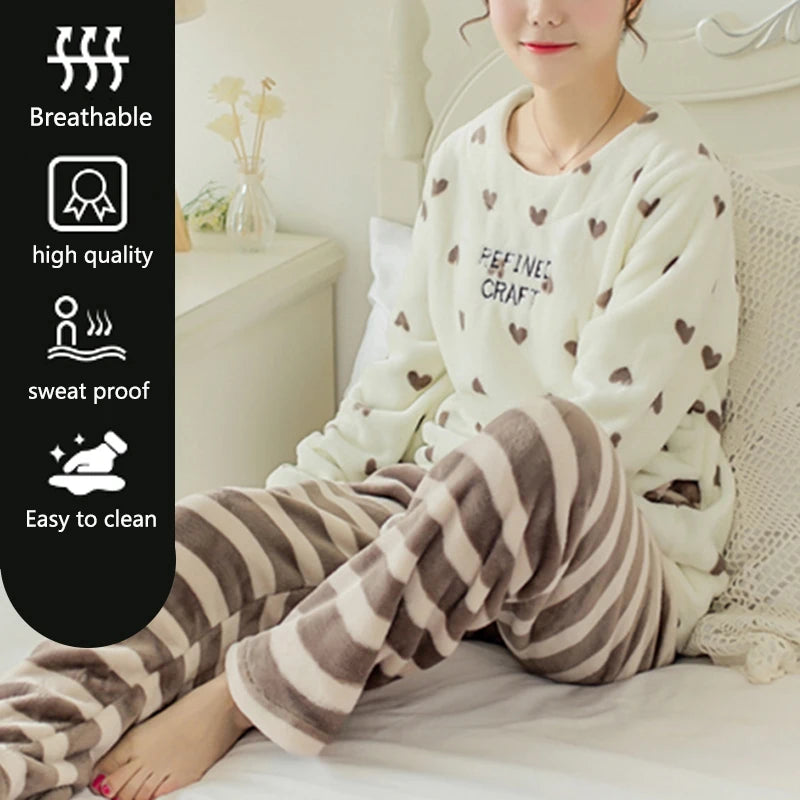 Pyjama Couple Hiver Velours