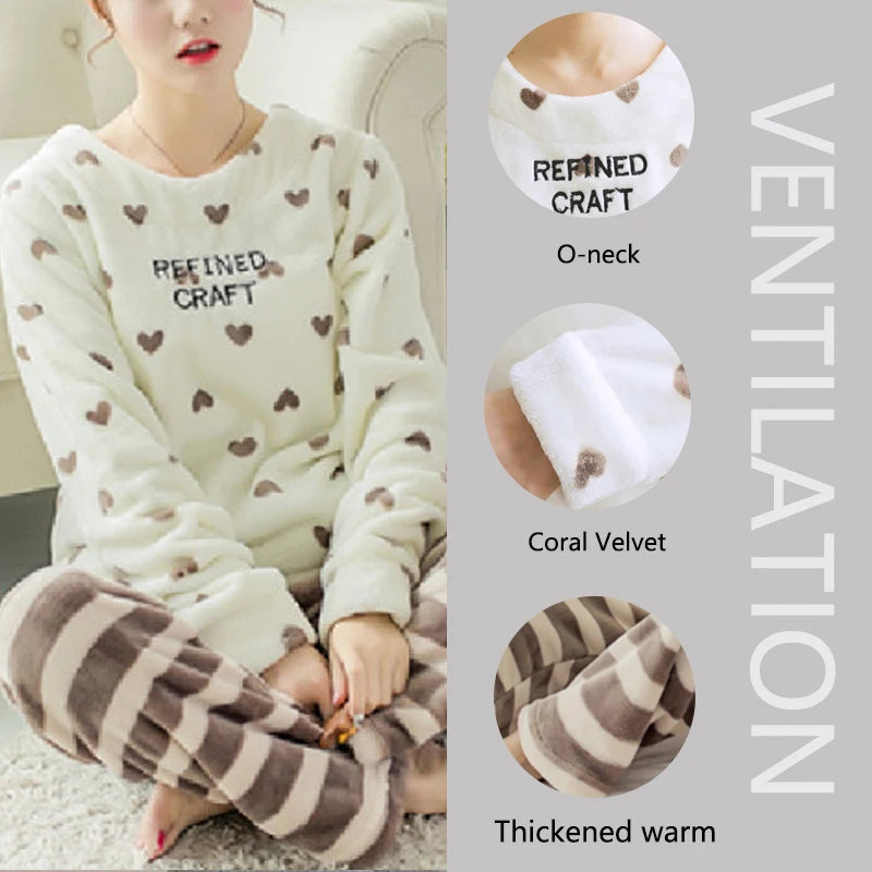 Pyjama Couple Hiver Velours