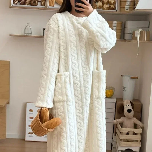 Robe de Nuit Flanelle Hiver