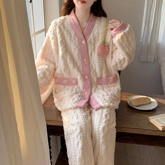 Pyjama Fleece Hiver Luxe