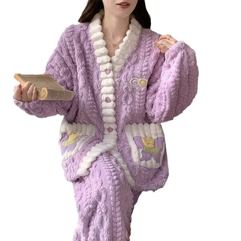 Pyjama Fleece Hiver Luxe