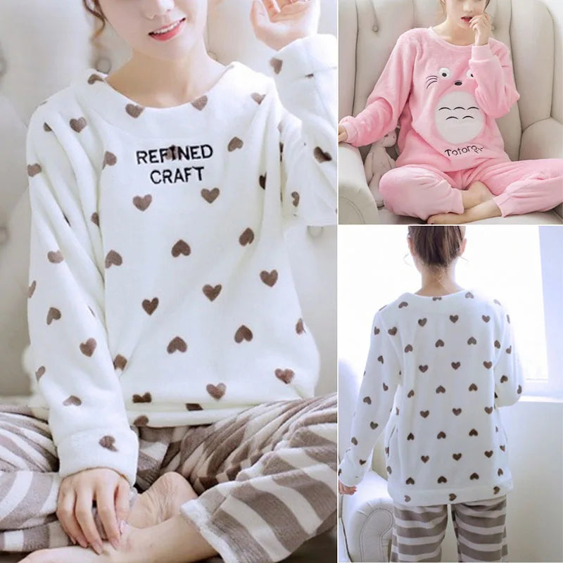 Pyjama Couple Hiver Velours