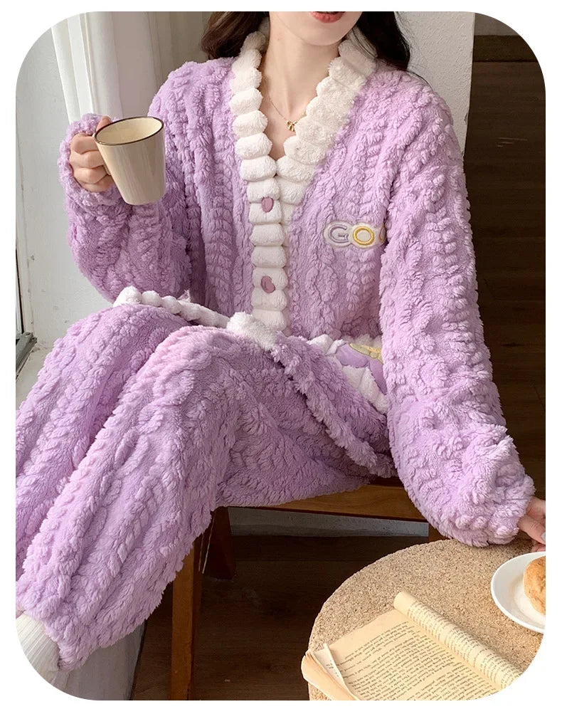 Pyjama Fleece Hiver Luxe