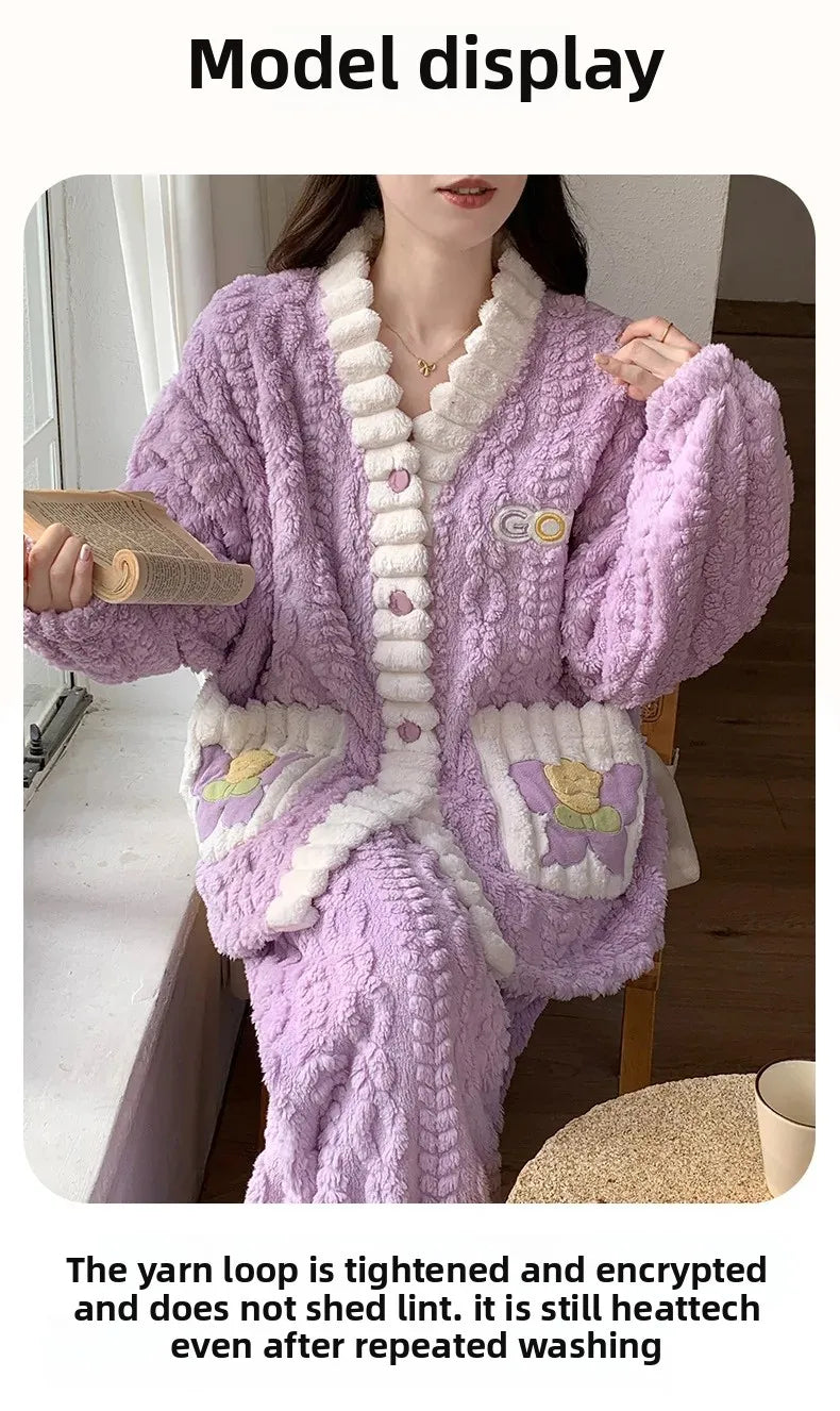 Pyjama Fleece Hiver Luxe